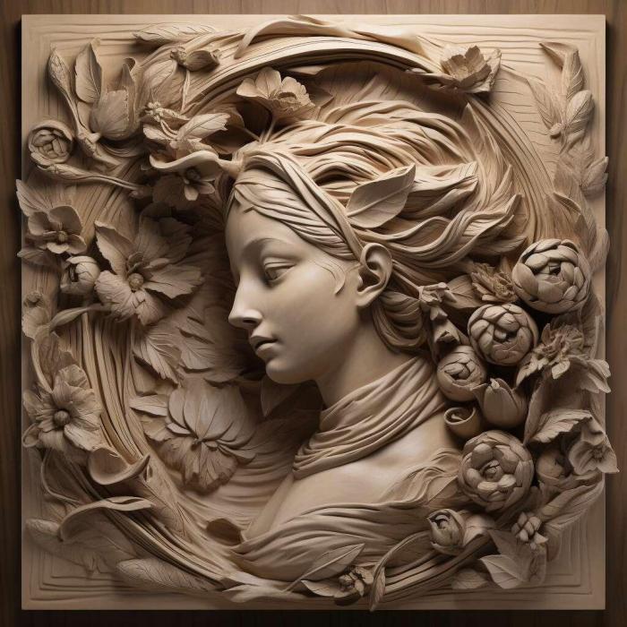 نموذج ثلاثي الأبعاد لآلة CNC 3D Art 